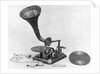 Photograph Of Early Grammaphone by Anonymous