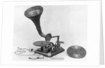Photograph Of Early Grammaphone by Anonymous