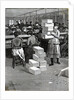 Girl Carrying Boxes; Cigarette Factory by Anonymous
