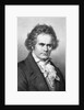 Ludwig Von Beethoven Steel Engraving by Anonymous