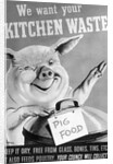 We Want Your Kitchen Waste Poster by Anonymous