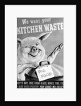 We Want Your Kitchen Waste Poster by Anonymous