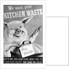 We Want Your Kitchen Waste Poster by Anonymous
