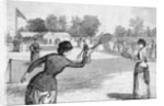 Ladies Lawn Tennis Tourney; Illustration by Anonymous