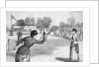 Ladies Lawn Tennis Tourney; Illustration by Anonymous