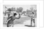 Ladies Lawn Tennis Tourney; Illustration by Anonymous