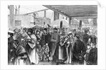 Drawing;Immigrants Landing/Castle Garden by Anonymous