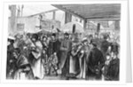 Drawing;Immigrants Landing/Castle Garden by Anonymous