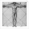 Diagram Of Man'S Proportions; On Graph by Anonymous