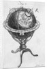 Globe On Stand 18Th Century Engraving by Anonymous