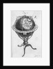 Globe On Stand 18Th Century Engraving by Anonymous