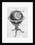 Globe On Stand 18Th Century Engraving by Anonymous