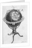 Globe On Stand 18Th Century Engraving by Anonymous