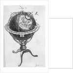 Globe On Stand 18Th Century Engraving by Anonymous