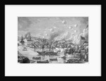 Engraving of the Bombardment of Canton by the English by Anonymous