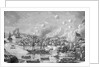 Engraving of the Bombardment of Canton by the English by Anonymous