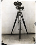 Early Movie Camera on Tripod by Anonymous