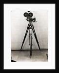 Early Movie Camera on Tripod by Anonymous