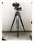 Early Movie Camera on Tripod by Anonymous