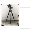 Early Movie Camera on Tripod by Anonymous