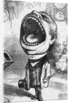 Mouthpiece Cartoon; Woodcut by Anonymous
