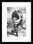 Mouthpiece Cartoon; Woodcut by Anonymous