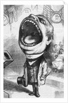 Mouthpiece Cartoon; Woodcut by Anonymous