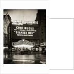 Warner Brothers Theatre Marquee by Anonymous