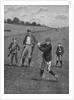 Men In Knickers Playing A Game Of Golf by Anonymous