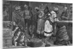 Sketch in a Hudson Bay Company Trading Store by Frederick Remington