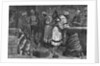 Sketch in a Hudson Bay Company Trading Store by Frederick Remington