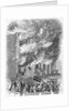 19th-Century Engraving of a Mob Setting Fire to a House by Anonymous