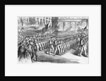 Troops Leaving New York;Civil War;Illust by Anonymous