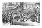 Troops Leaving New York;Civil War;Illust by Anonymous