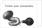 Engraving Of Automobile Horn by Anonymous