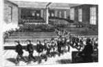 Engraving Of Fire Escape Drill by Anonymous