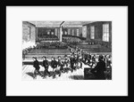 Engraving Of Fire Escape Drill by Anonymous