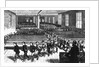 Engraving Of Fire Escape Drill by Anonymous