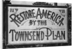 Billboard Advertising Townsend Plan by Anonymous