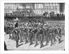 Military Band Marching In Front Capitol by Anonymous