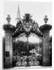 Castle Gate with Ornate Ironwork by Anonymous