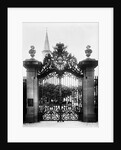 Castle Gate with Ornate Ironwork by Anonymous