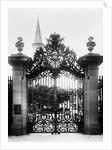 Castle Gate with Ornate Ironwork by Anonymous