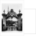 Castle Gate with Ornate Ironwork by Anonymous