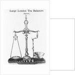 Antique Scale Used In Apothecary Shops by Anonymous