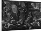 Woodcut of New York Slums: Underground Dwelling by Paul Frenzeny
