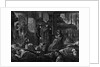 Woodcut of New York Slums: Underground Dwelling by Paul Frenzeny