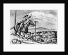 Pony Express Rider Passes Telegraph Line by Anonymous