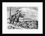 Pony Express Rider Passes Telegraph Line by Anonymous