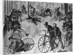 Scene In A Velocipede Riding School by Anonymous